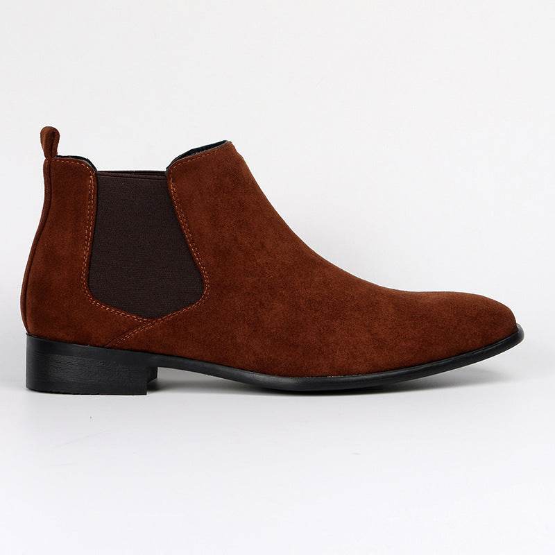 Bottines Chelsea à bout carré pour homme - Droxev