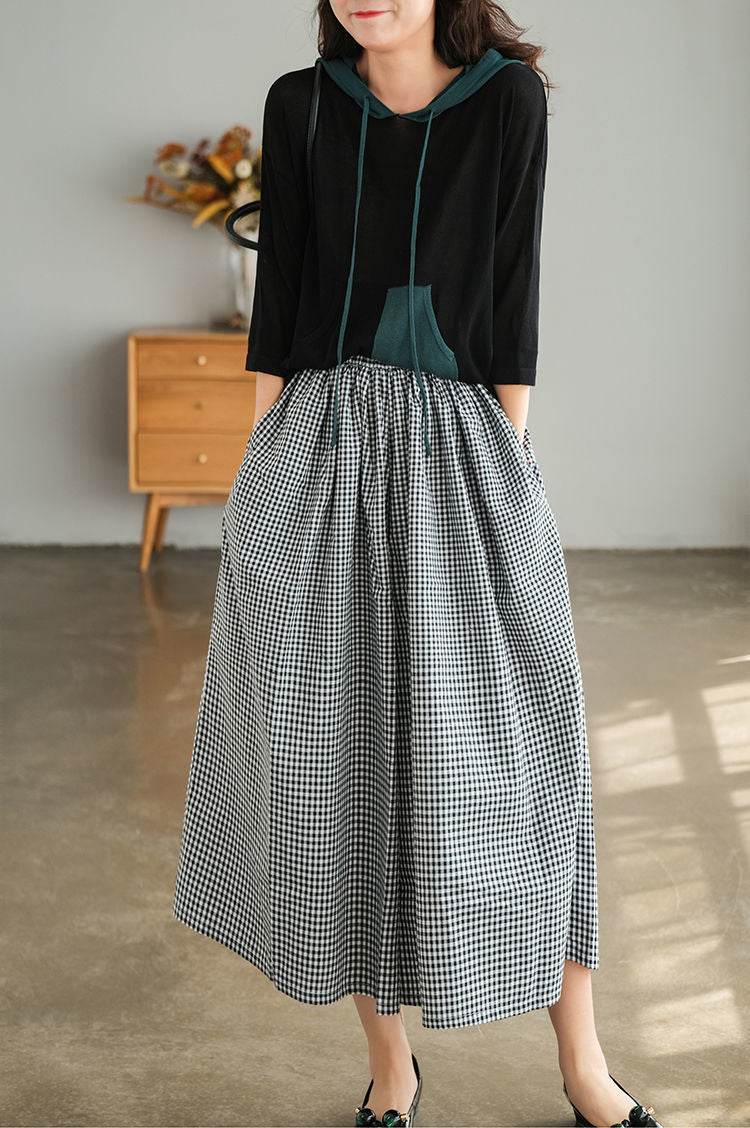 Pantalon court décontracté pour femme - Droxev