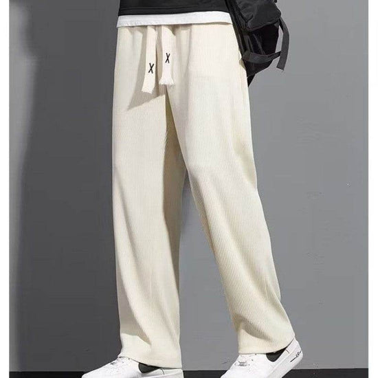 Pantalon d'été décontracté pour homme, coupe droite et ample - Droxev