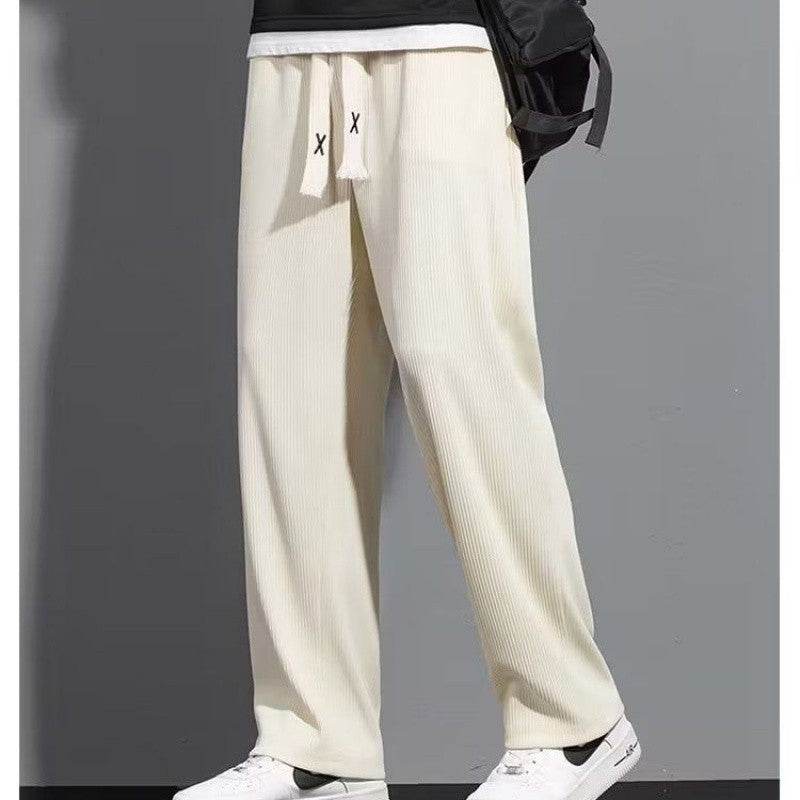 Pantalon d'été décontracté pour homme, coupe droite et ample - Droxev