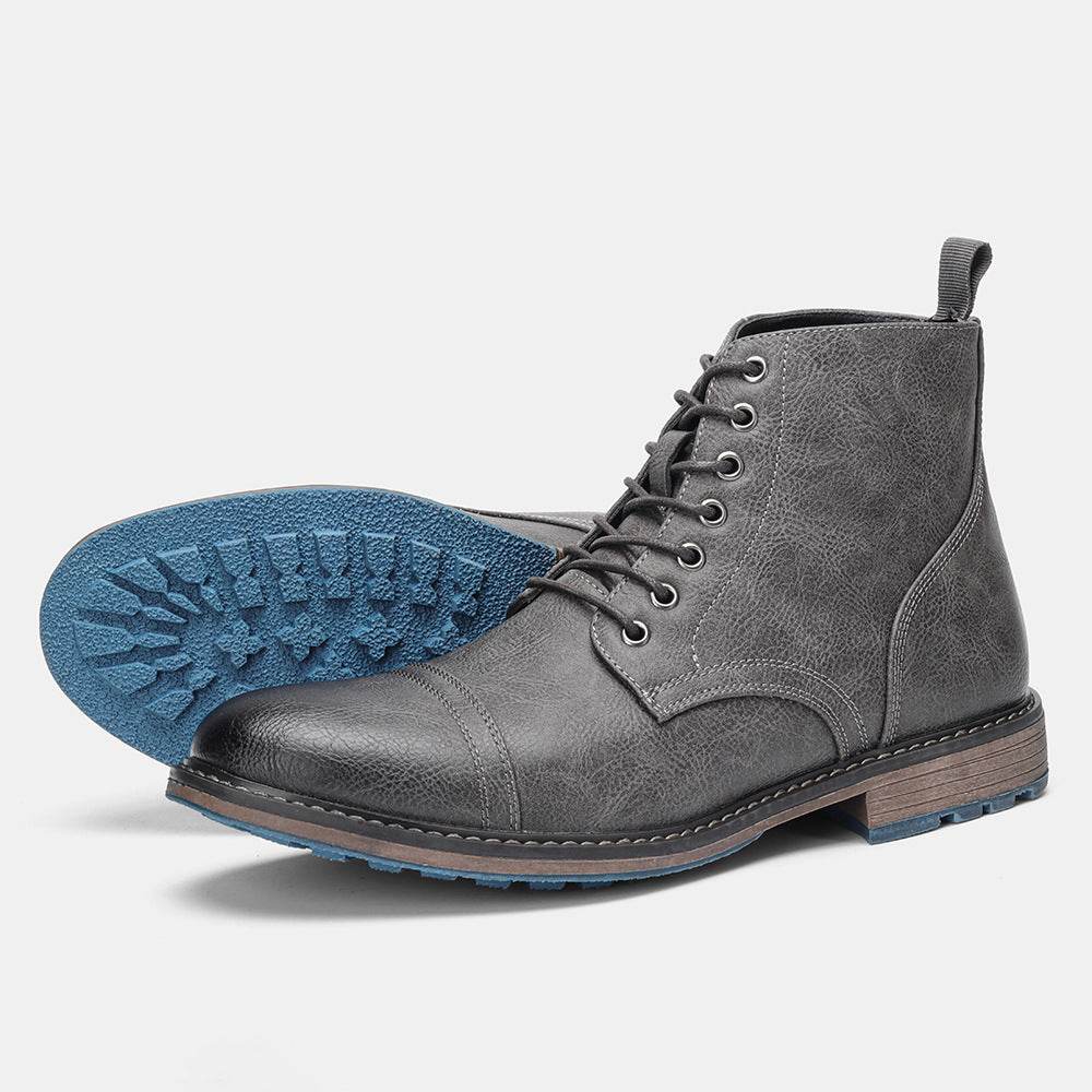 Chaussures de travail, bottes Martin rétro vintage pour hommes - Droxev