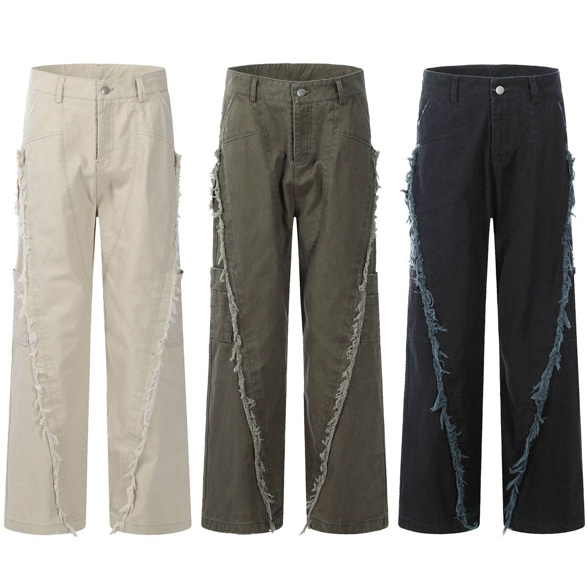 Salopette américaine rétro Cleanfit Loose Heavy Industry lavée et usée - Droxev