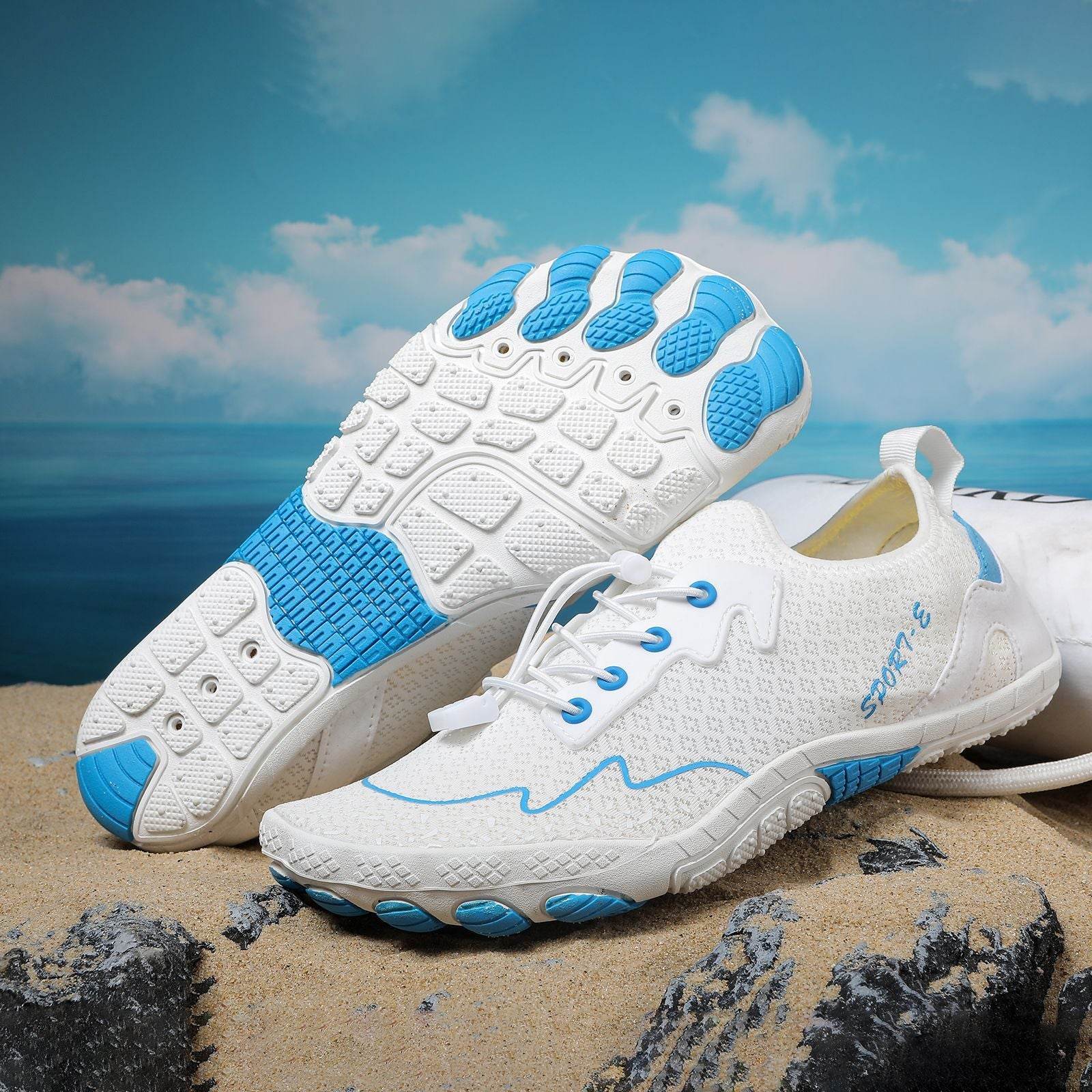 Chaussures de pataugeoire d'été antidérapantes pour hommes et femmes - Droxev