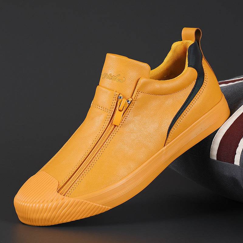 Chaussures de planche décontractées à double fermeture éclair pour hommes - Droxev