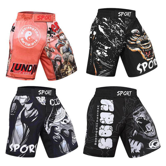 Short de sport d'automne pour homme, Jiu Ju Sanda - Droxev