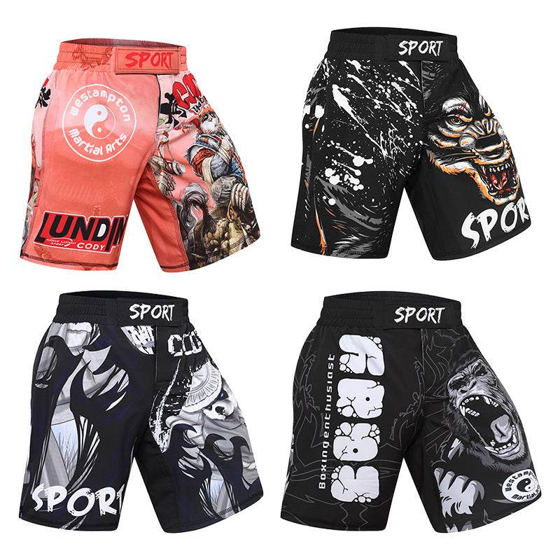 Short de sport d'automne pour homme, Jiu Ju Sanda - Droxev