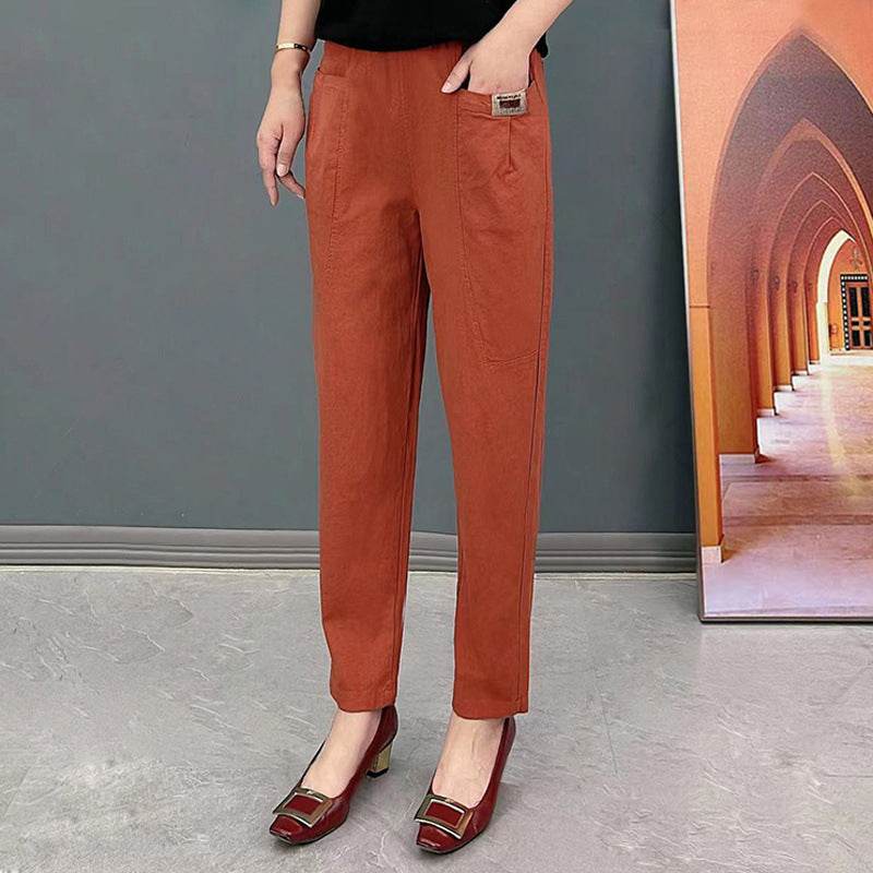 Pantalon tendance couvrant le ventre confortable - Droxev