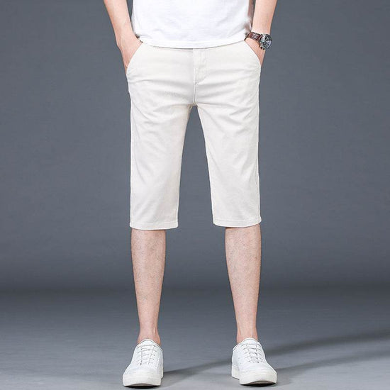 Pantalon d'été slim décontracté taille moyenne pour homme - Droxev