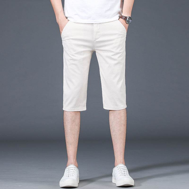 Pantalon d'été slim décontracté taille moyenne pour homme - Droxev