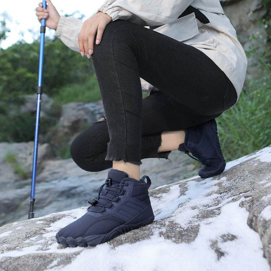 Bottes d'hiver chaudes à enfiler pour hommes et femmes, résistantes à l'usure, antidérapantes, épaisses, pour couple - Droxev