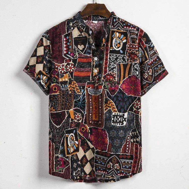 Chemise Homme en Bambou et Lin