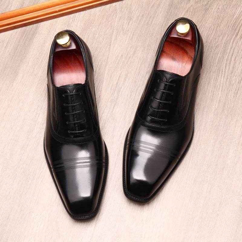 Chaussures habillées en cuir pour hommes - Droxev
