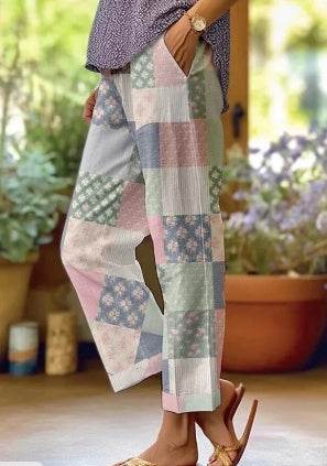 Pantalon imprimé pour femme - Droxev