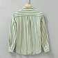 Chemise ample à manches longues et rayures verticales