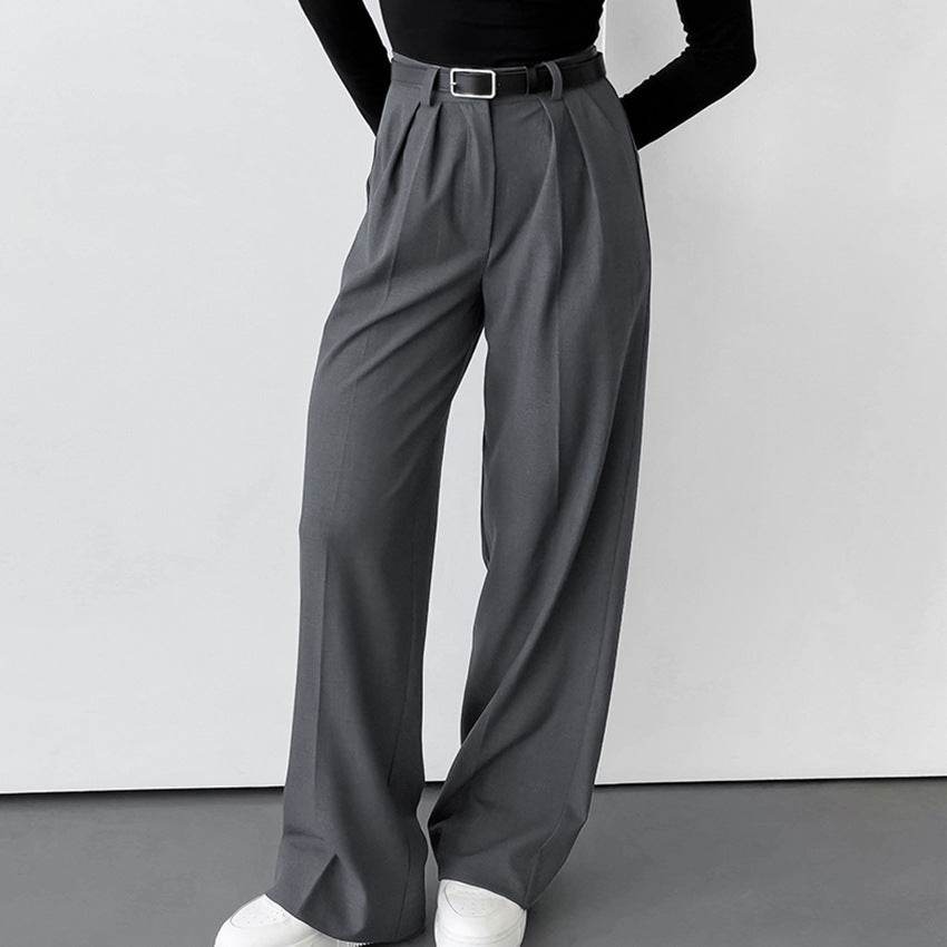 Pantalon de costume simple pour femme - Droxev