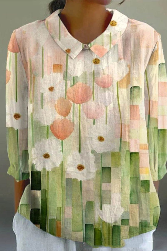Créatif Rétro Floral Japonais Simple - Droxev