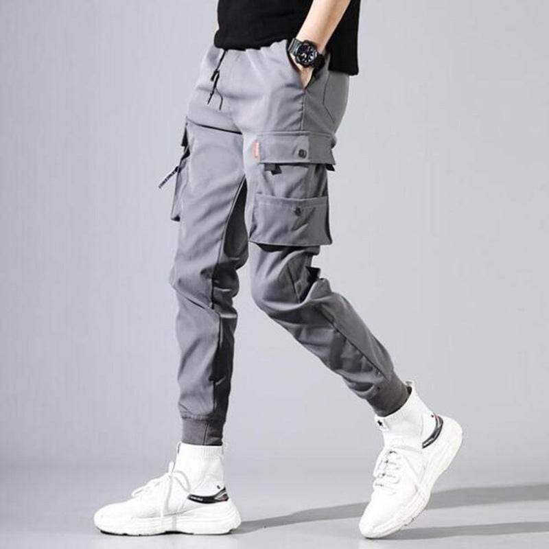 Pantalons décontractés pour hommes en soie glacée printemps et été, salopettes de sport pour hommes - Droxev