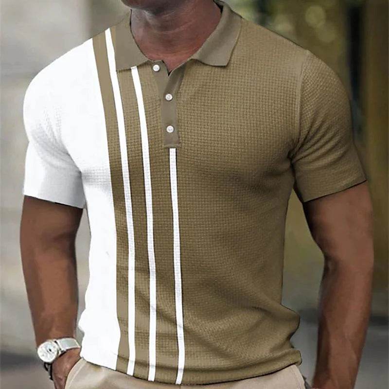 Chemise de golf d'été européenne et américaine pour hommes - Droxev