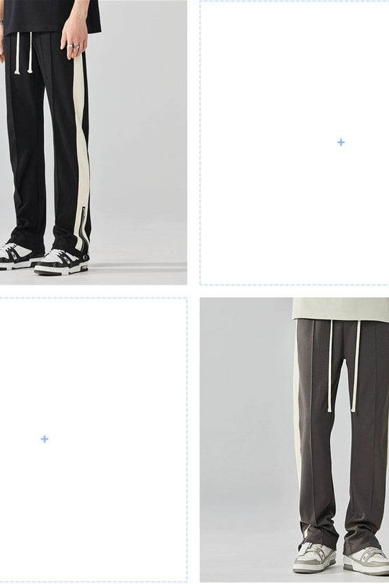 Pantalons décontractés droits et assortis de niche High Street - Droxev