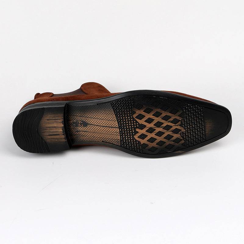 Bottines Chelsea à bout carré pour homme - Droxev