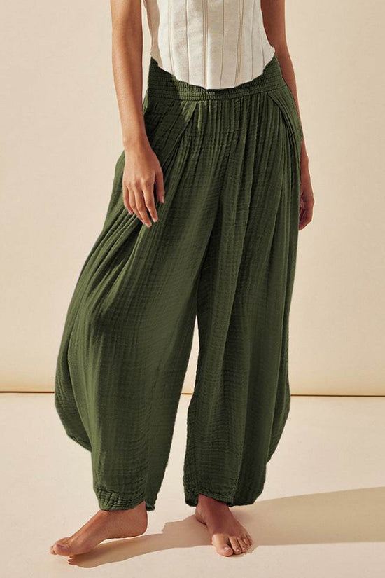 Pantalon décontracté droit dissimulant les bourrelets - Droxev