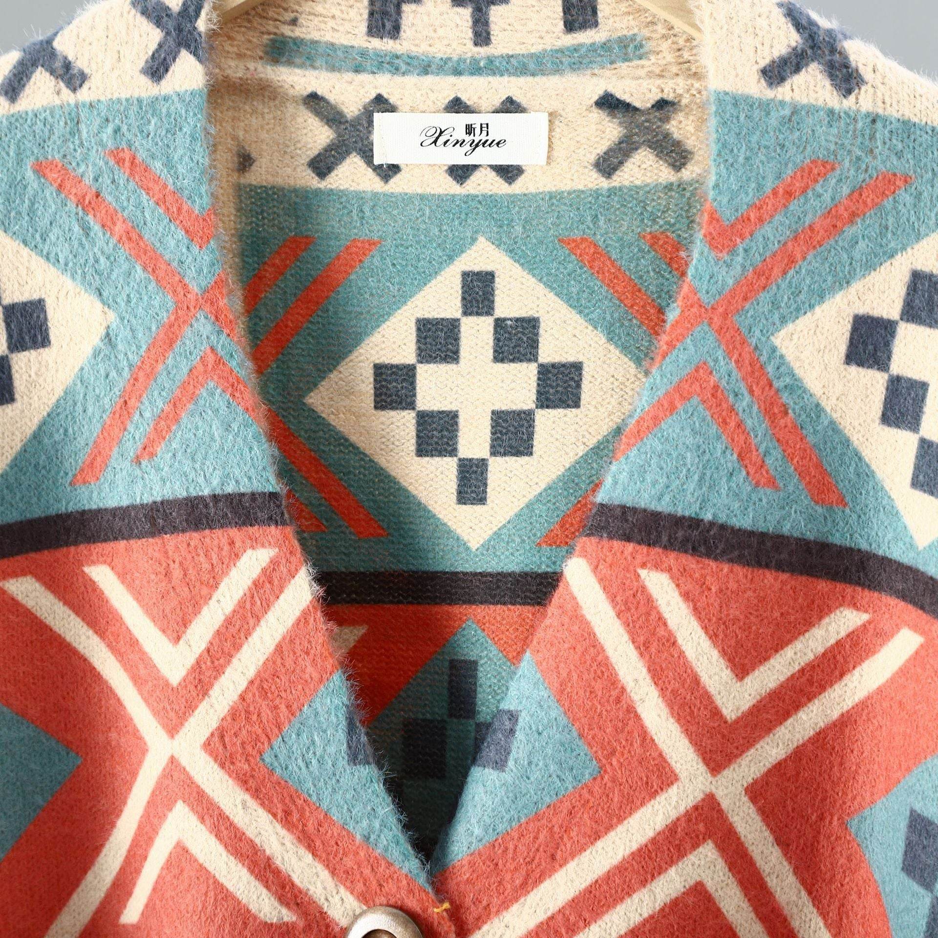 Cardigan à col en V Vêtements d'extérieur pour femmes - Droxev