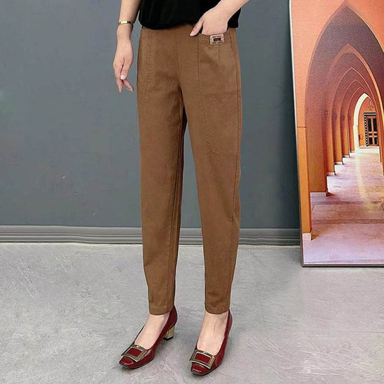 Pantalon tendance couvrant le ventre confortable - Droxev
