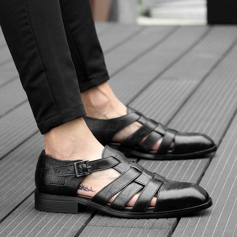 Chaussures confortables à boucle pour hommes, style formel et d'affaires - Droxev