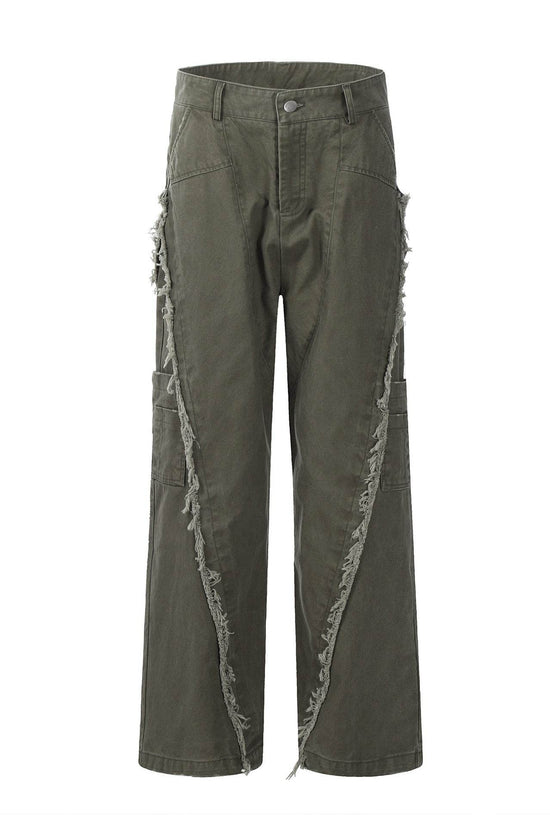 Salopette américaine rétro Cleanfit Loose Heavy Industry lavée et usée - Droxev