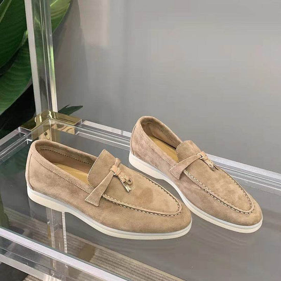 Chaussures polyvalentes en cuir pour femmes - Droxev