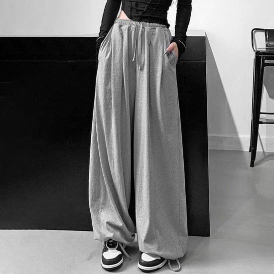 Bloomer décontracté taille haute pour femme - Droxev