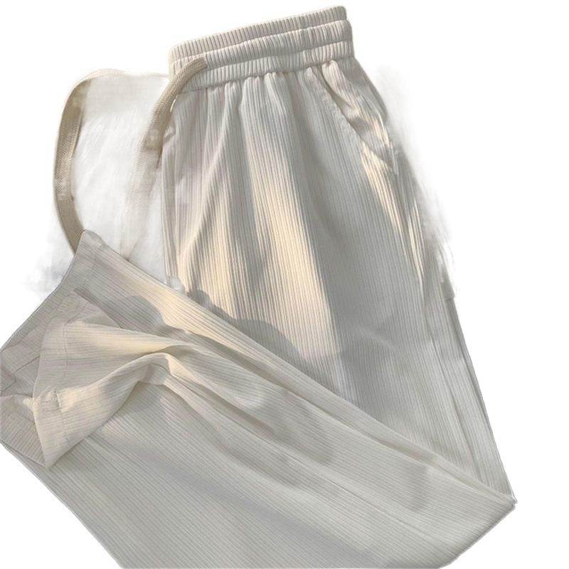 Pantalon d'été décontracté pour homme, coupe droite et ample - Droxev