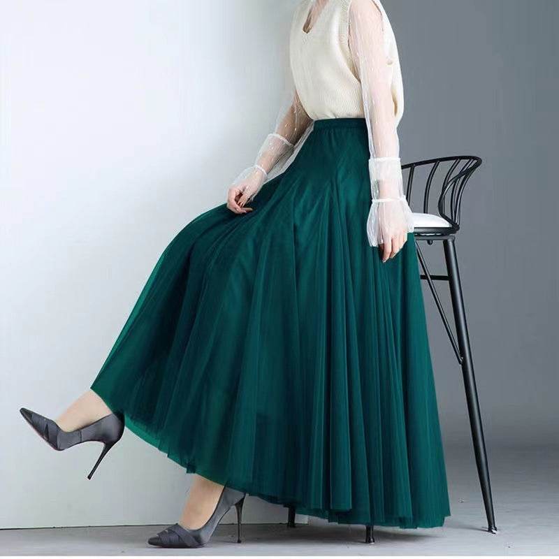 Robe trapèze mi-longue pour femme - Droxev