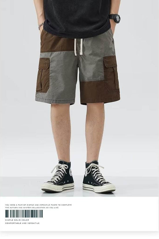 Short décontracté ample et droit pour homme - Droxev