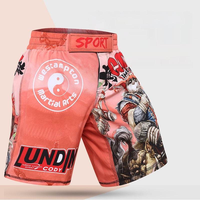 Short de sport d'automne pour homme, Jiu Ju Sanda - Droxev