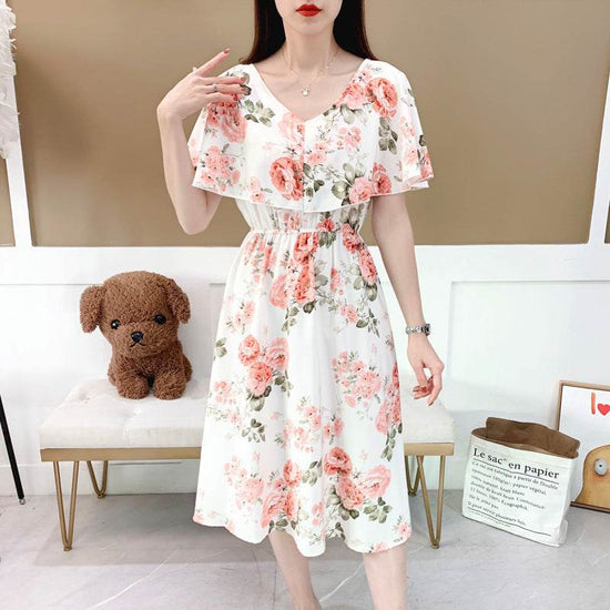 Robe amincissante à la taille pour femme - Droxev