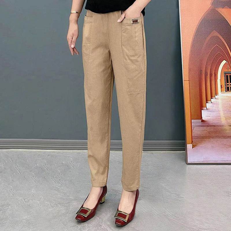 Pantalon tendance couvrant le ventre confortable - Droxev