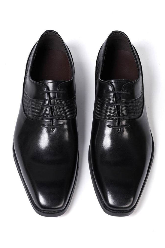 Chaussures en cuir à bout pointu pour tenues de soirée - Droxev