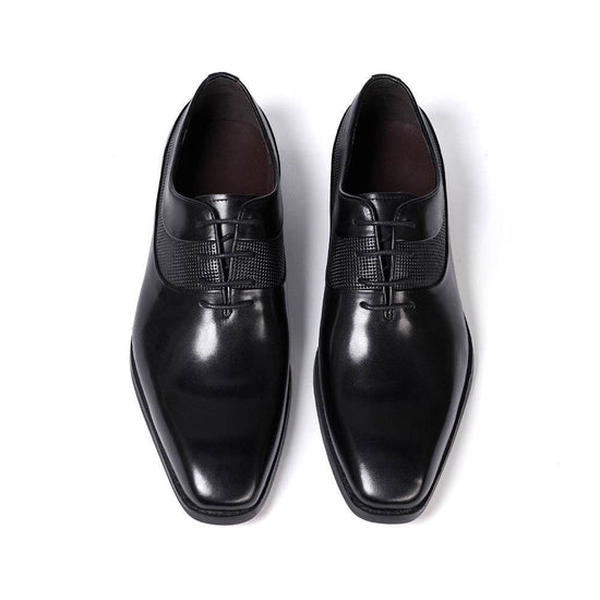 Chaussures en cuir à bout pointu pour tenues de soirée - Droxev