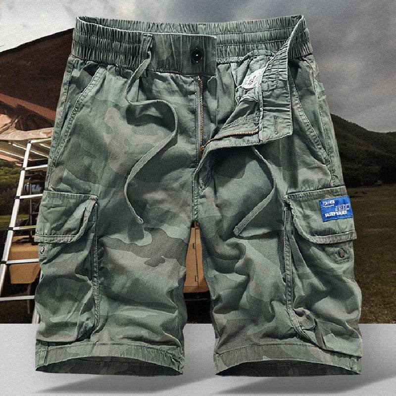 Camouflage Nouveaux Vêtements de Travail Shorts de Sport Hommes - Droxev