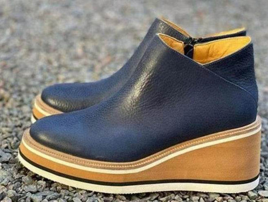 Bottines à talons épais pour femmes - Droxev
